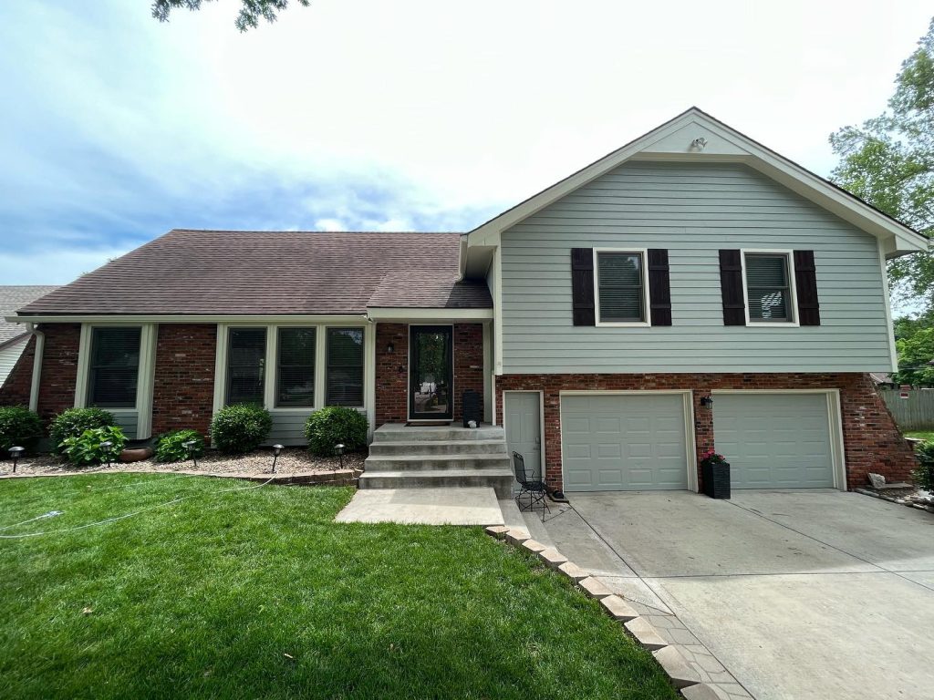 Sherwin Williams Rare Gray  Brick exterior house, Outside house